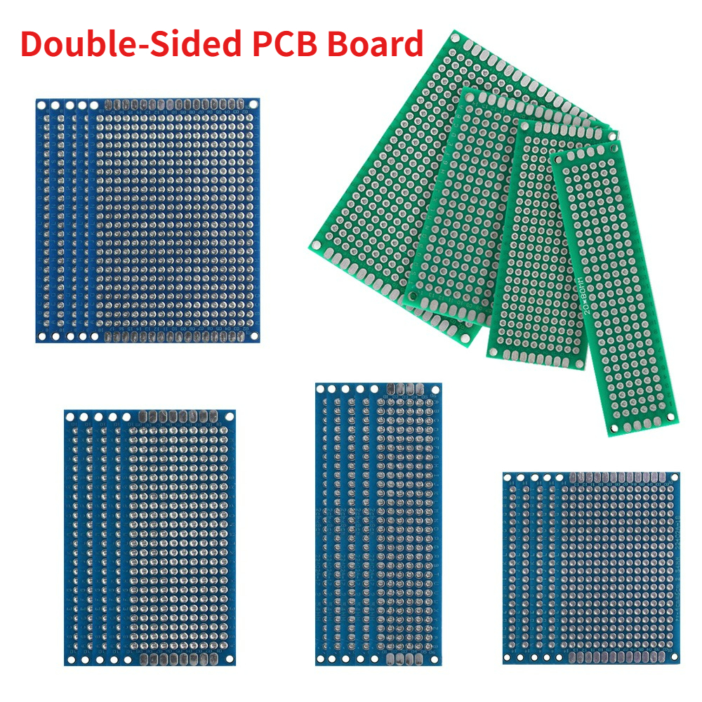 Diy Home Electronics Projects - 5PCS 2Color Double-Sided PCB Prototype Board