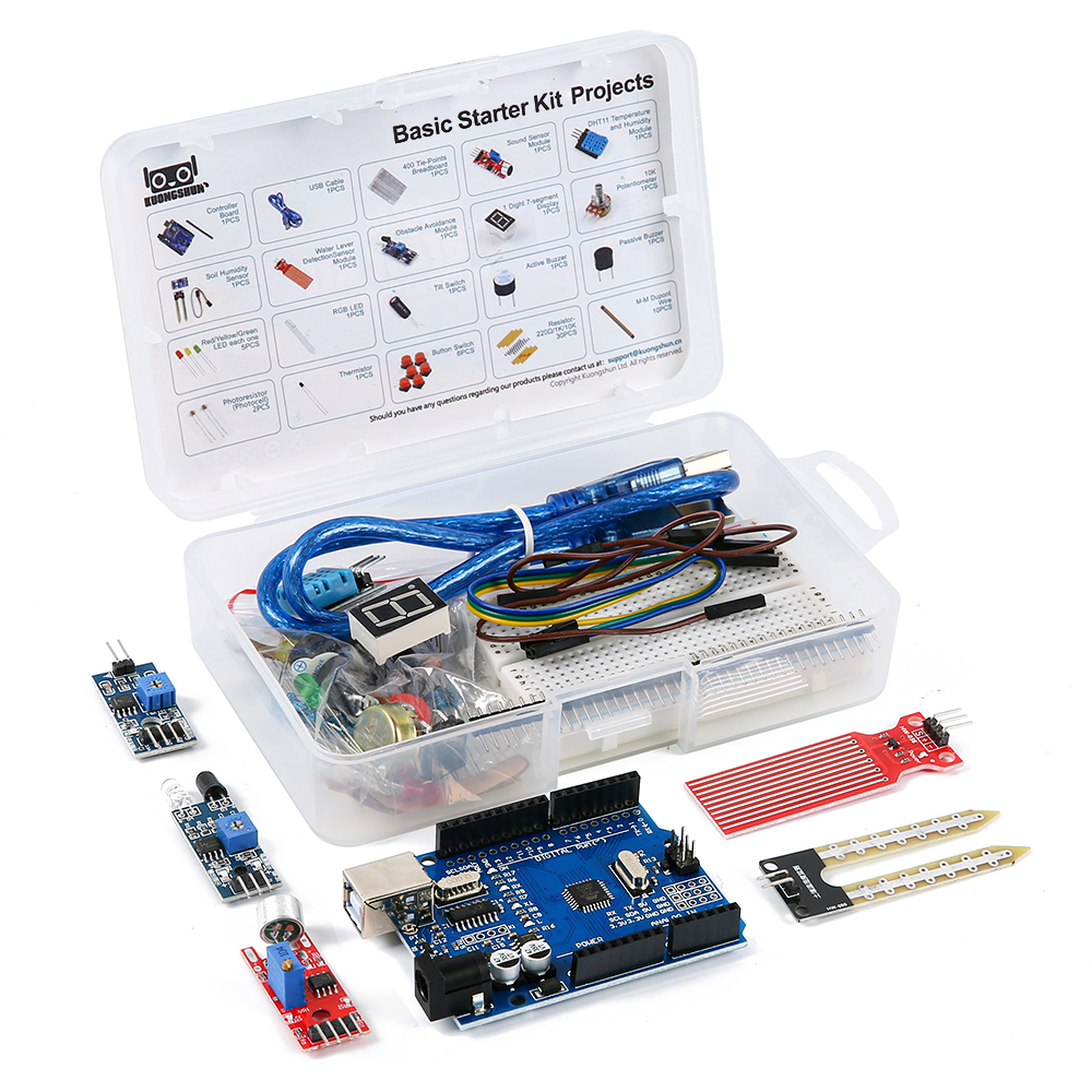 Diy Electronics Basics - Basic Starter Kit for Arduino Uno