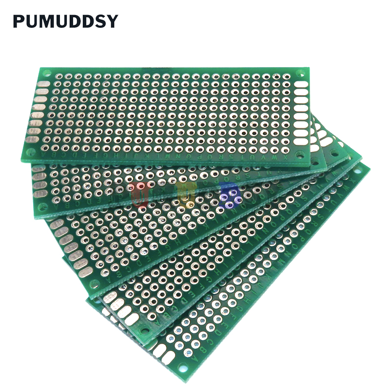 Diy Home Electronics Projects - 5PCS/LOT 3X7cm Double Side Prototype pcb