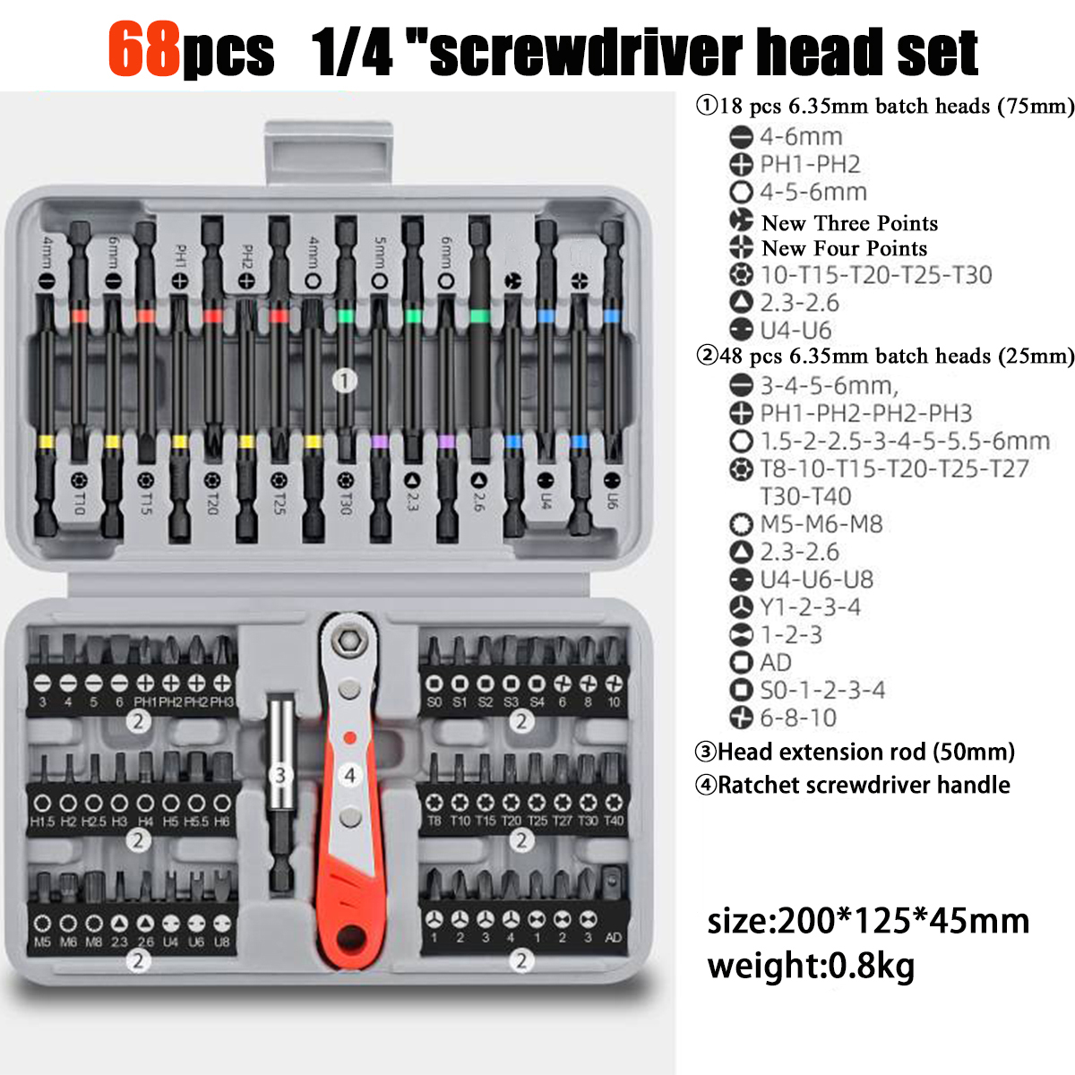 Diy Home Electronics Projects - 68 in 1 Precision Ratchet Screwdriver