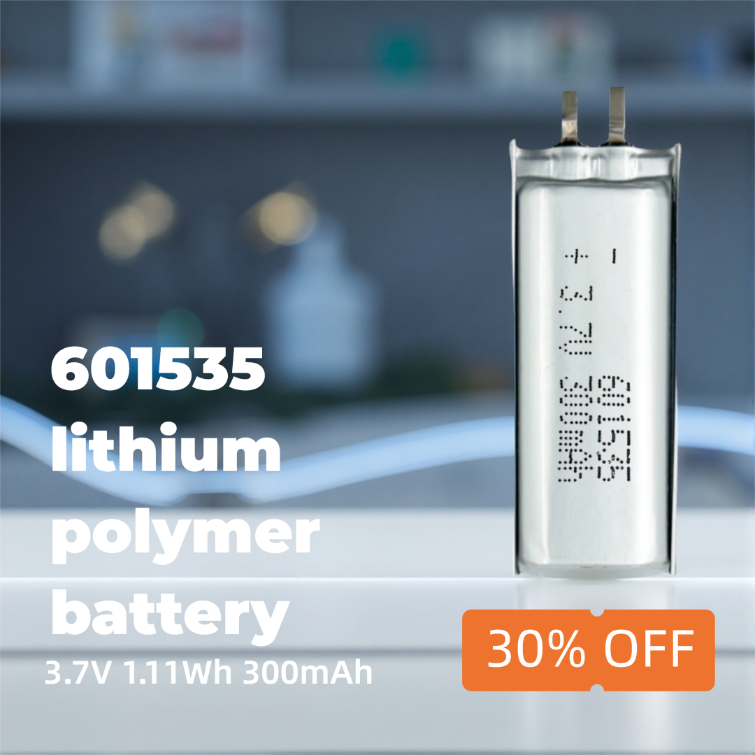 Diy Wearable Electronics - 601535 300mAh 3.7V Li-ion Battery High-Energy