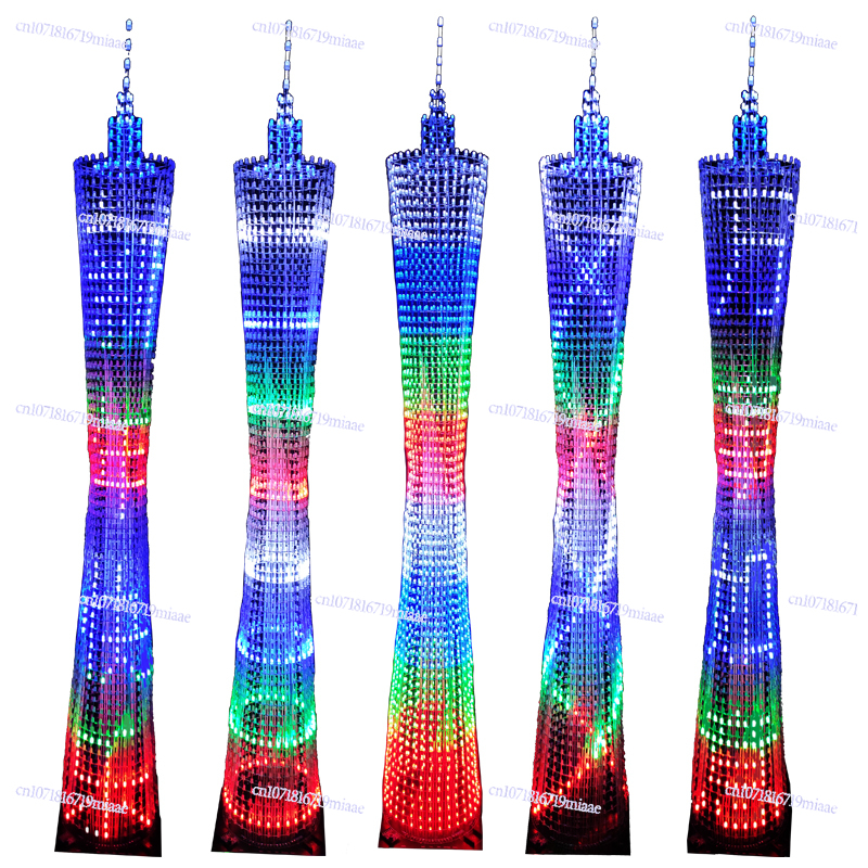 Diy Home Electronics Projects - 64-Floor Canton Tower DIY Kit LED