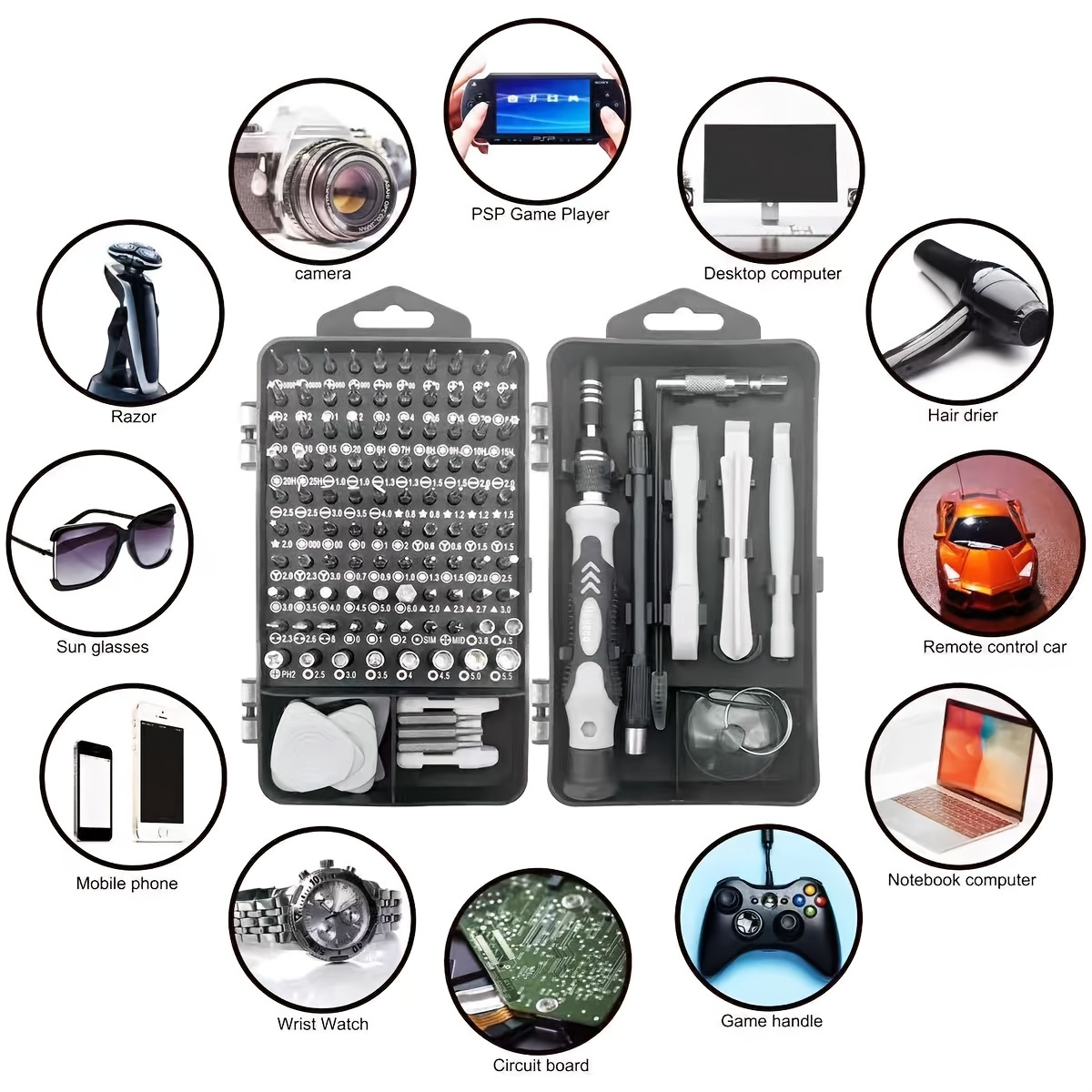 115in1 Screwdriver Bit Set, Hi - Diy Home Electronics Projects reseña y precio