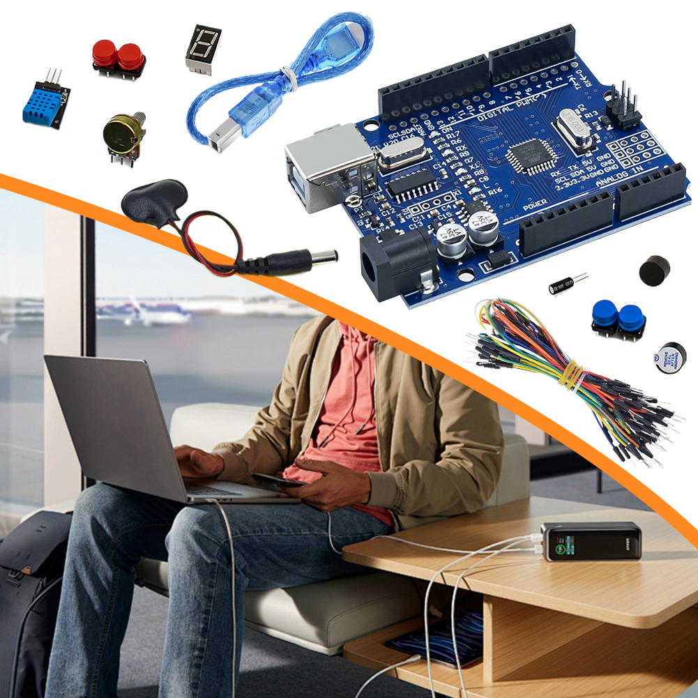 Basic Starter Kit with Breadbo - Diy Electronics Basics reseña y precio