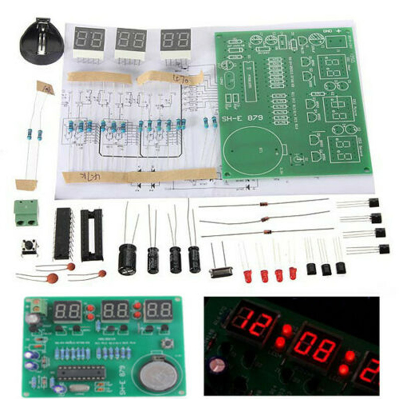 A02R! AT89C2051 6 Digital LED  - Diy Electronics Flux reseña y precio