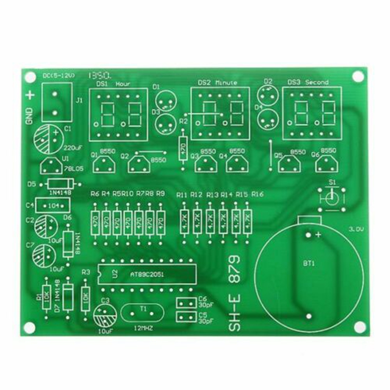 A02R! AT89C2051 6 Digital LED  - Diy Electronics Flux reseña y precio