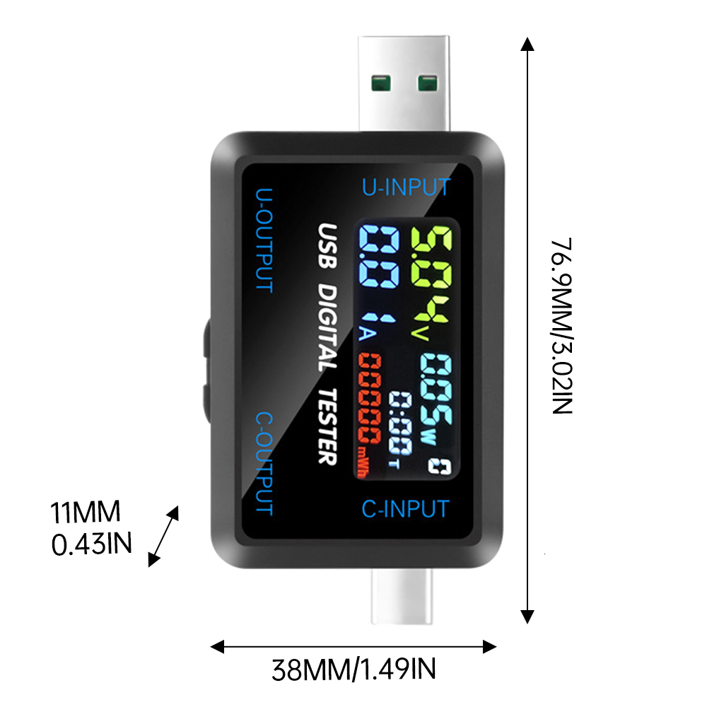 USB Tester 10 in 1 DC Digital  - Logic Analyzer Usb reseña y precio