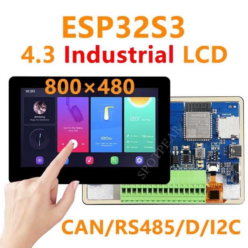ESP32 S3  800x480 Captive Touc - I2C Lcd Display reseña y precio