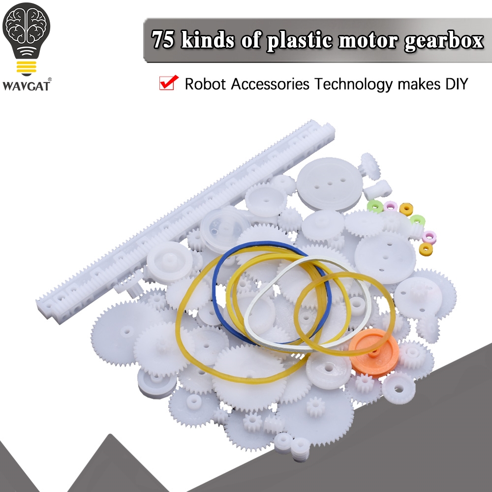 WAVGAT 75PCS/lot Plastic Gear, - Diy Electronics Rack reseña y precio