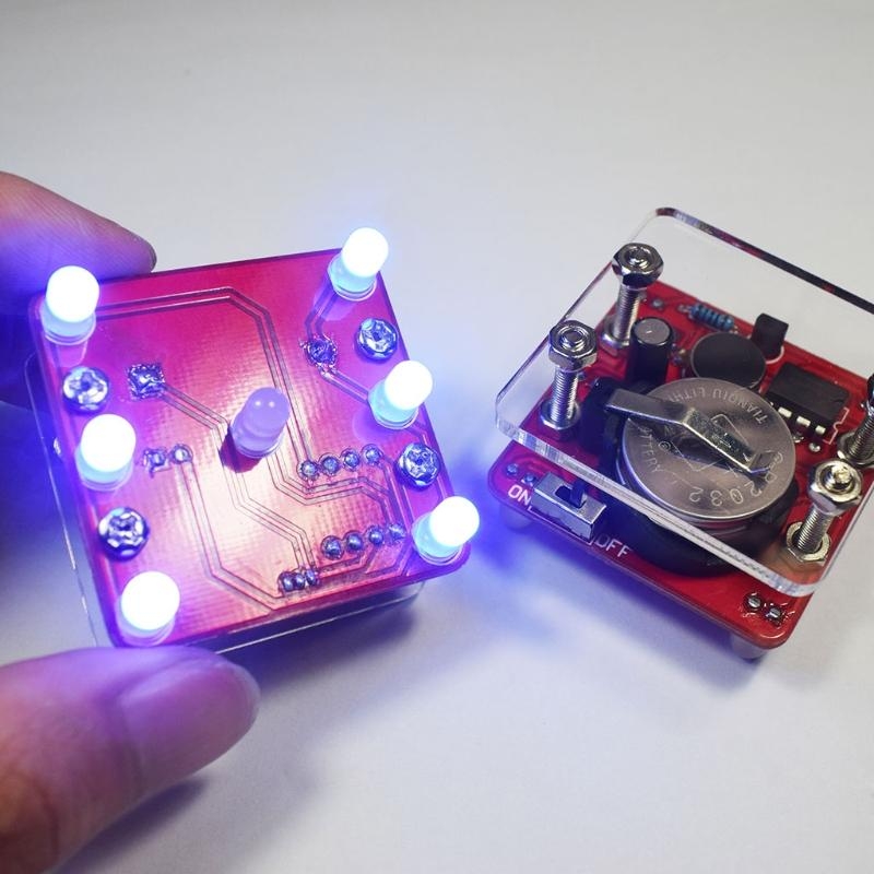 Swing Shaking LED Dice Kit Bre - Best Diy Electronics Kits reseña y precio