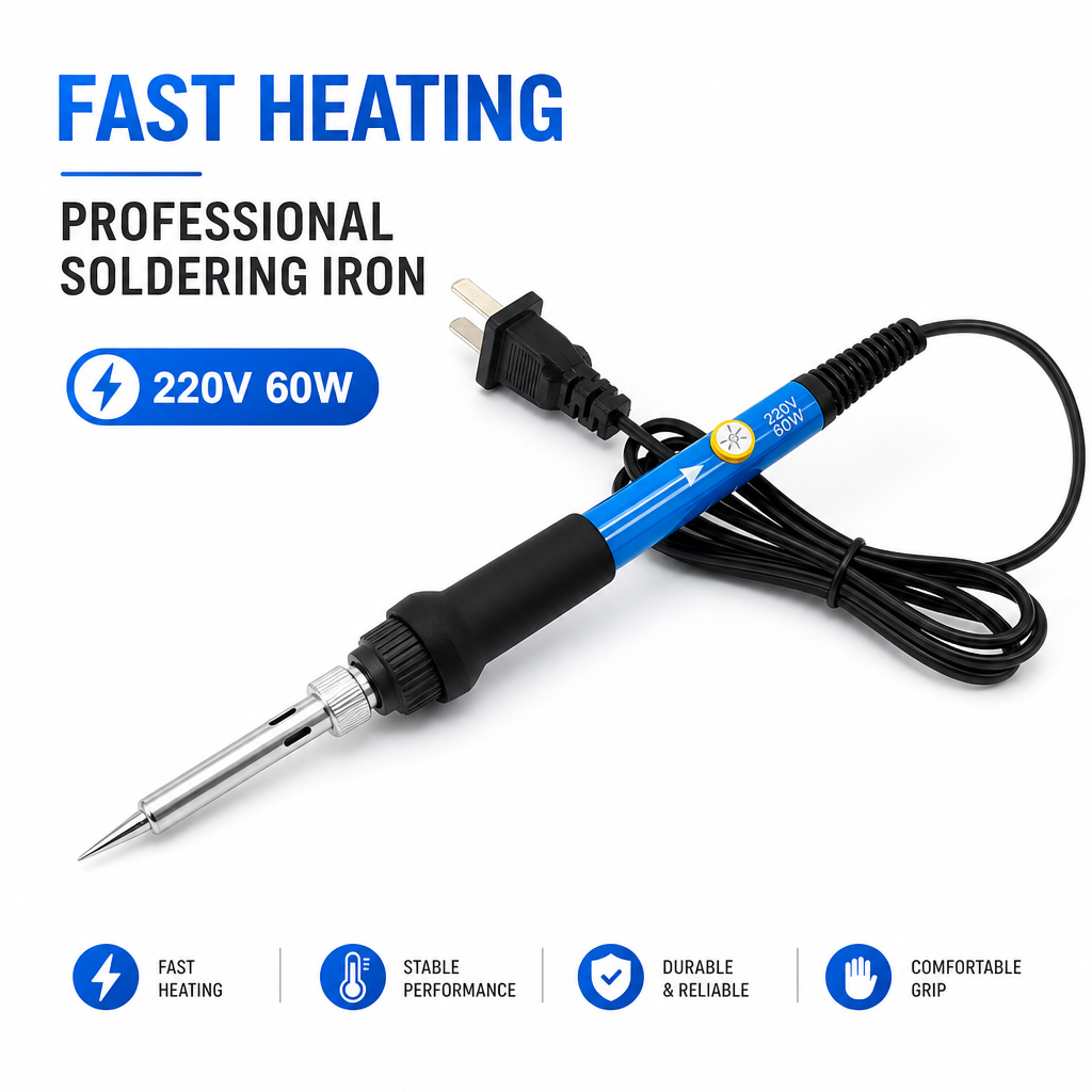 60W Adjustable Temp Soldering  - Diy Electronics Flux reseña y precio