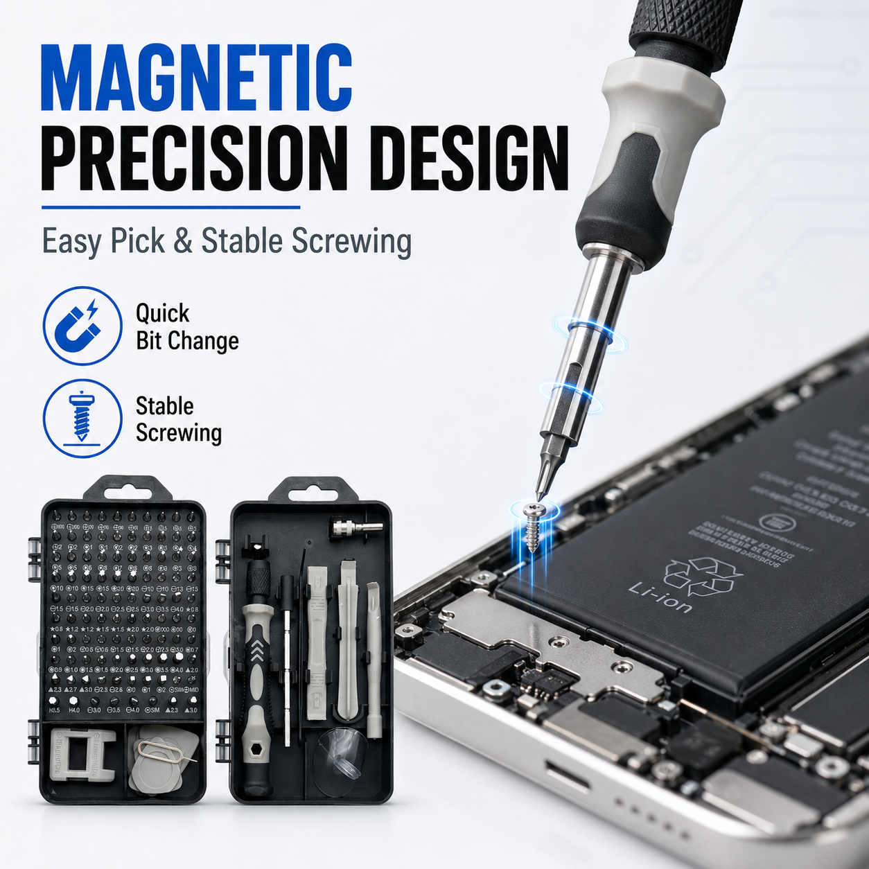 115 in 1 Magnetic Precision Sc - Diy Home Electronics Projects reseña y precio