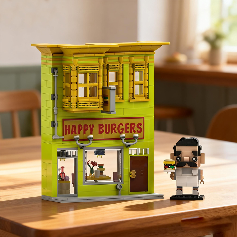 Gobricks MOC Bobs Burgers Buil - Diy Electronics Shop reseña y precio