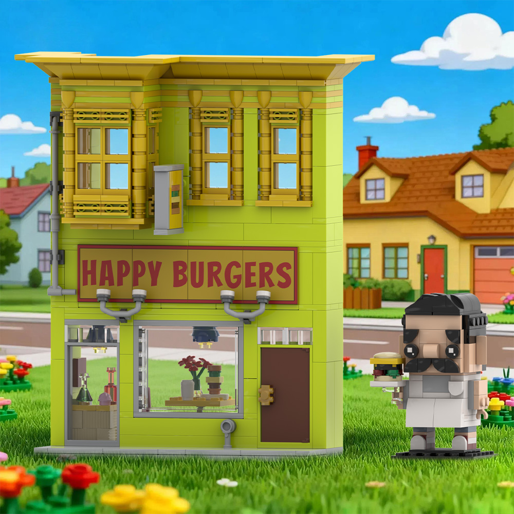 Gobricks MOC Bobs Burgers Buil - Diy Electronics Shop reseña y precio