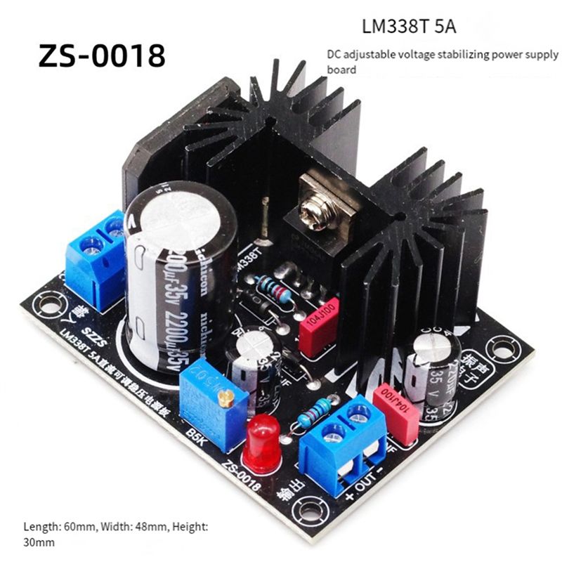 ABNR Adjustable Linear Regulat - Diy Electronics Filament reseña y precio