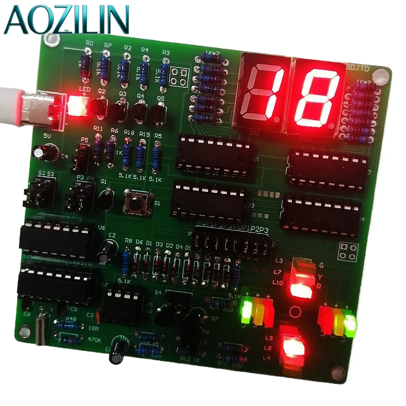 AOZILIN Digital Circuit Traffi - Diy Electronics Course reseña y precio