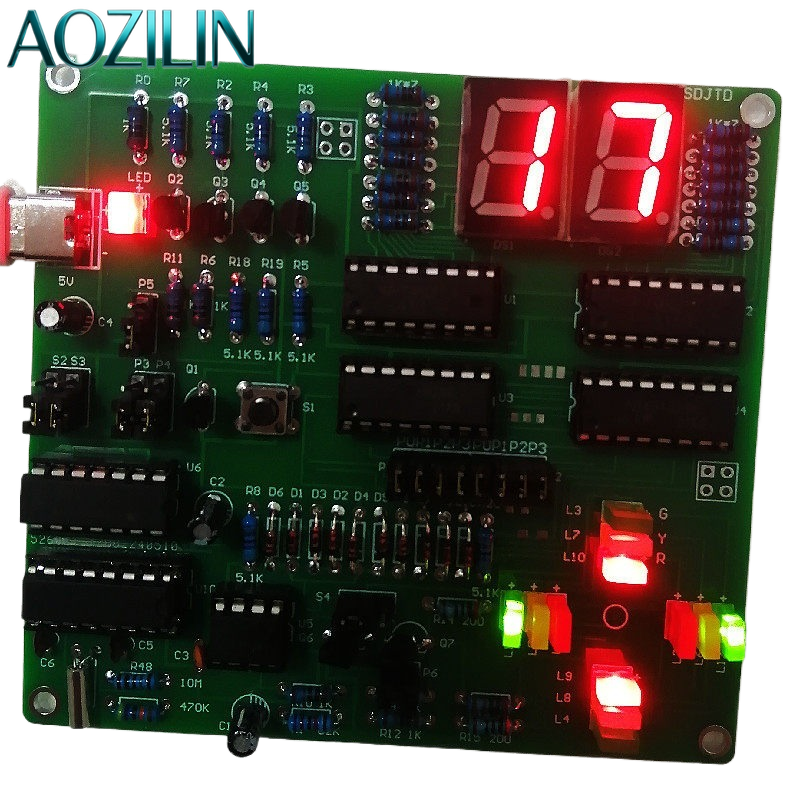 AOZILIN Digital Circuit Traffi - Diy Electronics Course reseña y precio