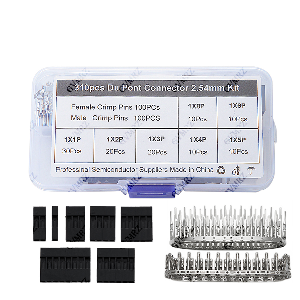 310PCS/BOX 2.54mm Male+Female  - Diy Home Electronics Projects reseña y precio