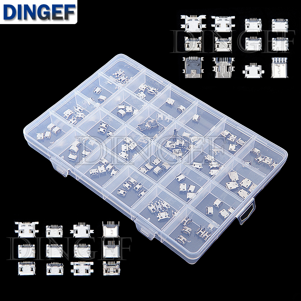 120Pcs Micro USB Connector Kit - Diy Electronics Tool Kit reseña y precio