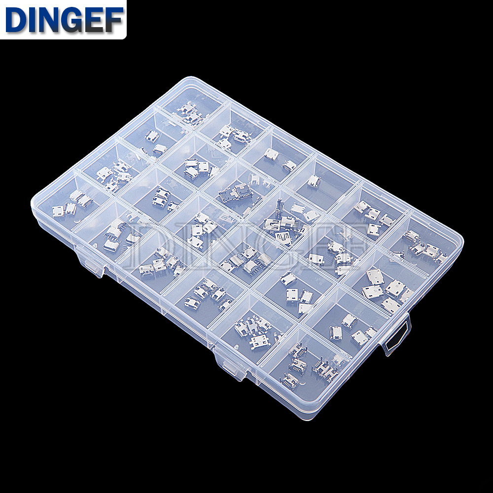 120Pcs Micro USB Connector Kit - Diy Electronics Tool Kit reseña y precio