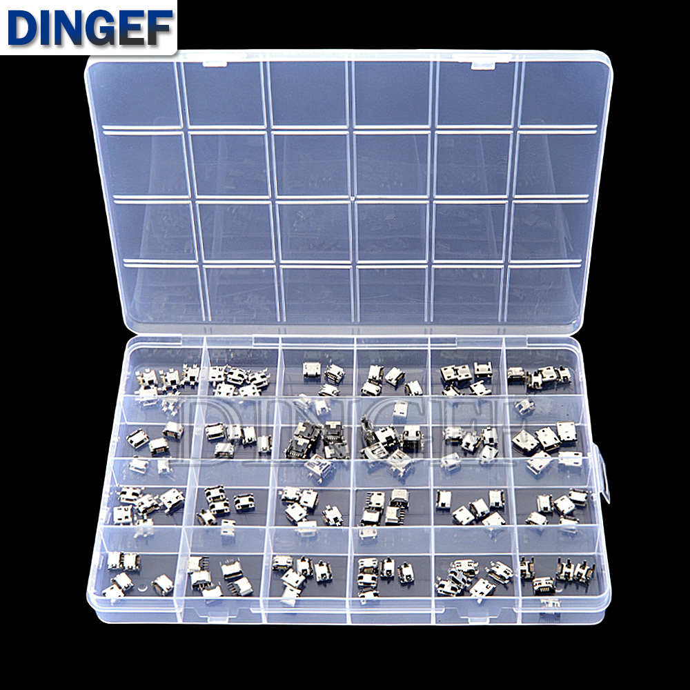 120Pcs Micro USB Connector Kit - Diy Electronics Tool Kit reseña y precio