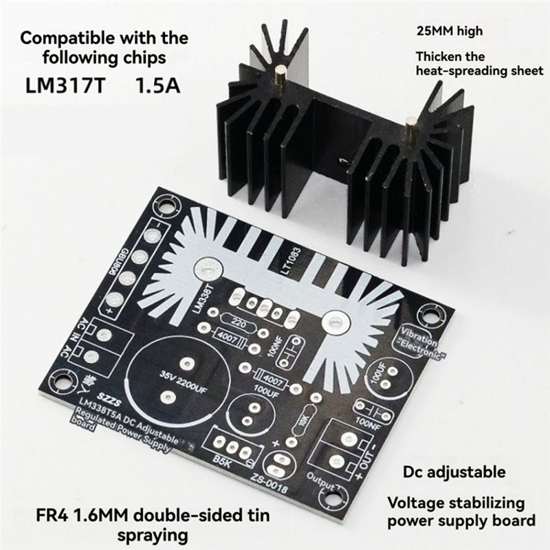 Adjustable Linear Regulated Po - Diy Electronics Filament reseña y precio