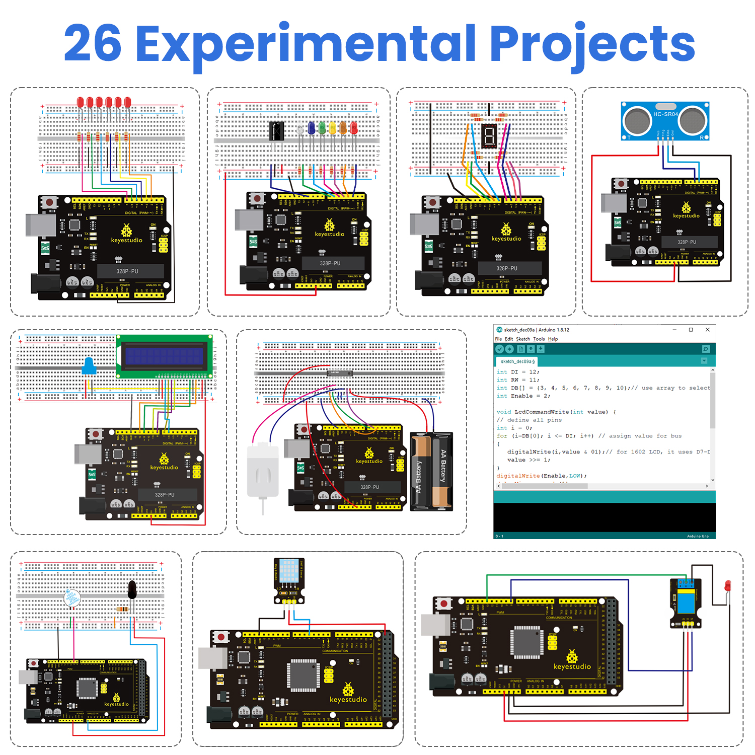 Keyestudio Basic Programmable  - Diy Electronics Basics reseña y precio