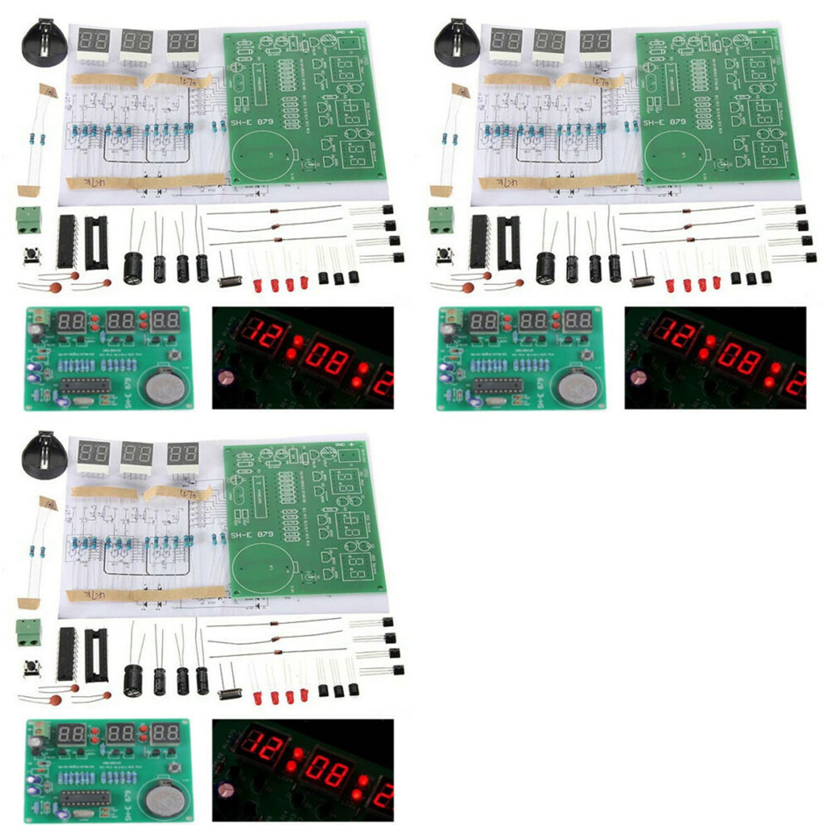 T31C-3 Set AT89C2051 6 Digital - Diy Electronics Flux reseña y precio