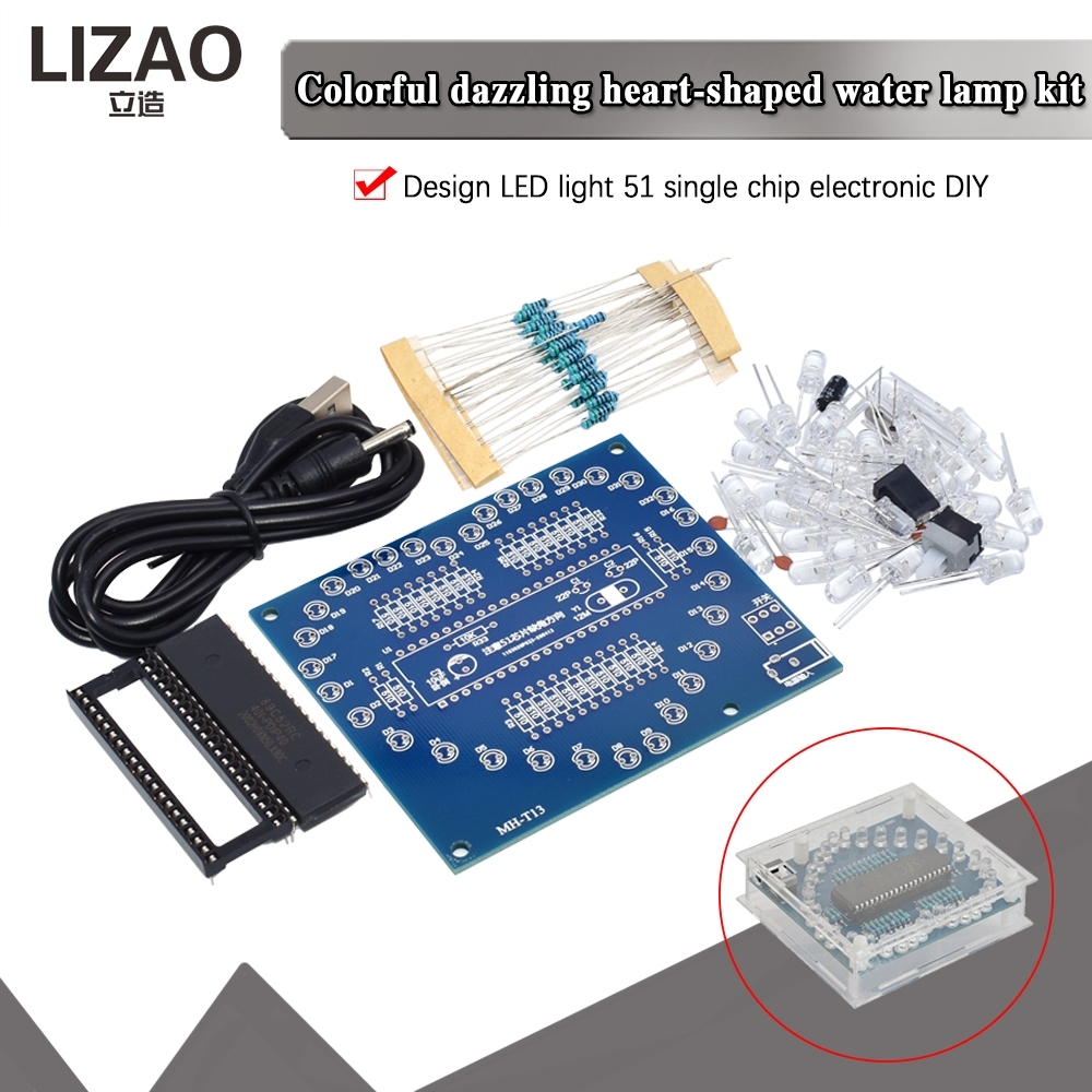 DIY Electronic Kit Heart Shape - Diy Electronics Course reseña y precio