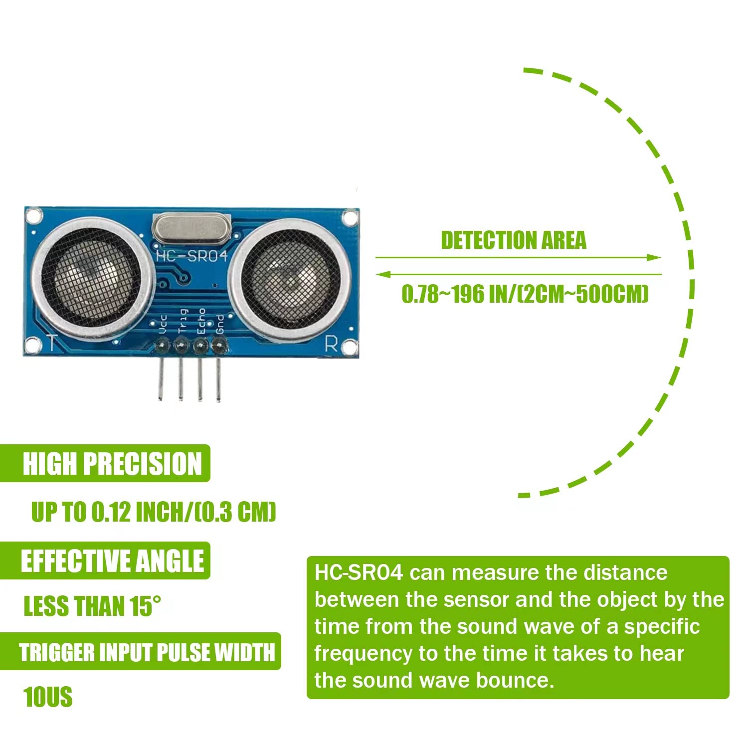 10pcs HC-SR04 Ultrasonic Senso - Ultrasonic Sensor Hc reseña y precio