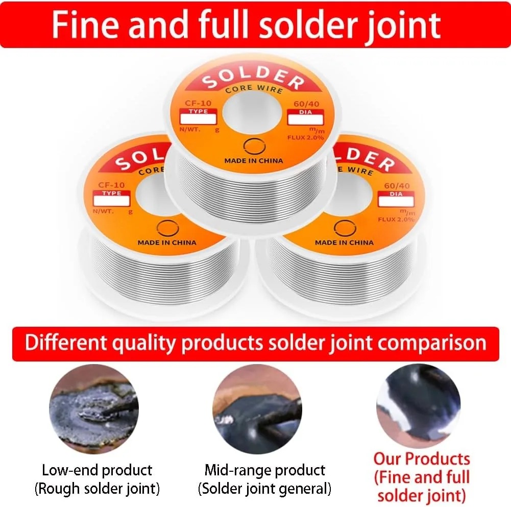 Tin Solder Wire Rosin Core 2%  - Diy Electronics Flux reseña y precio