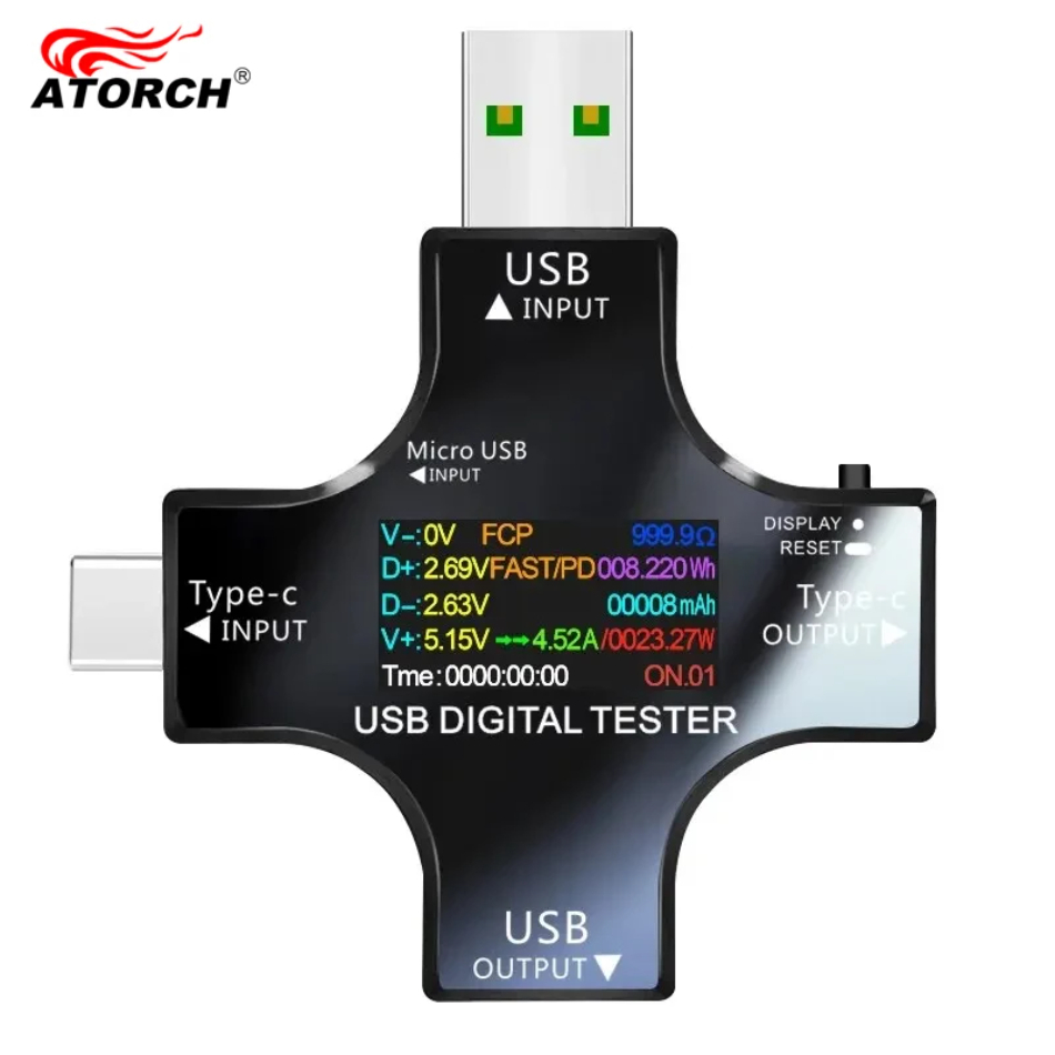 USB Tester DC Type-C PD Digita - Logic Analyzer Usb reseña y precio