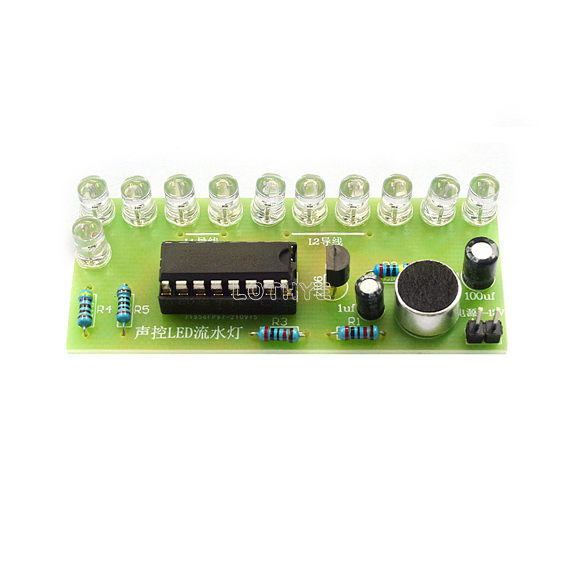 CD4017 Voice Control LED Water - Diy Home Electronics Projects reseña y precio