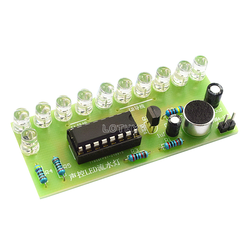 CD4017 Voice Control LED Water - Diy Home Electronics Projects reseña y precio