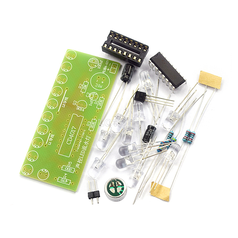 CD4017 Voice Control LED Water - Diy Home Electronics Projects reseña y precio