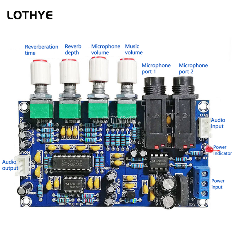 PT2399 Microphone Amplifier Bo - Diy Electronic Modules reseña y precio
