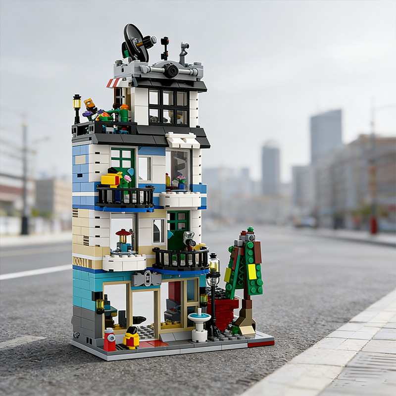 856 PCS Modular Building Apart - Diy Electronics Shop reseña y precio