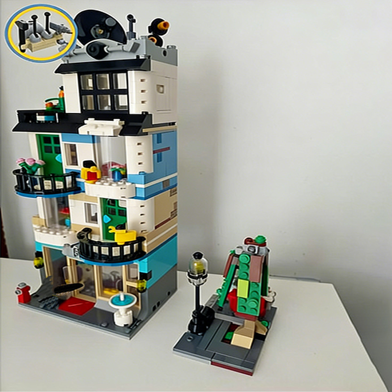 856 PCS Modular Building Apart - Diy Electronics Shop reseña y precio