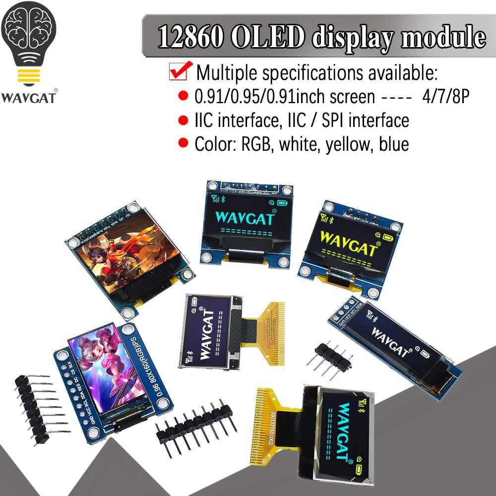 White Yellow Blue color 4Pin 7 - I2C Lcd Display reseña y precio