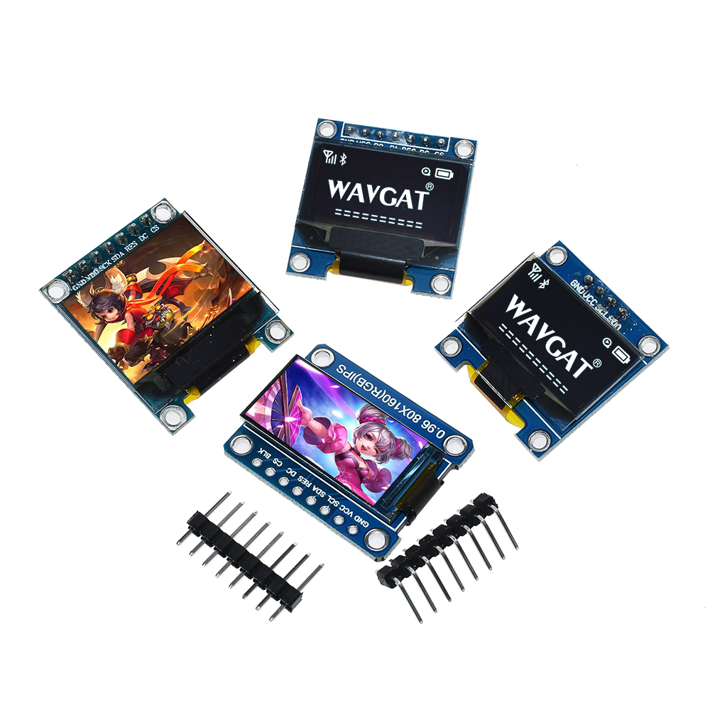 White Yellow Blue color 4Pin 7 - I2C Lcd Display reseña y precio