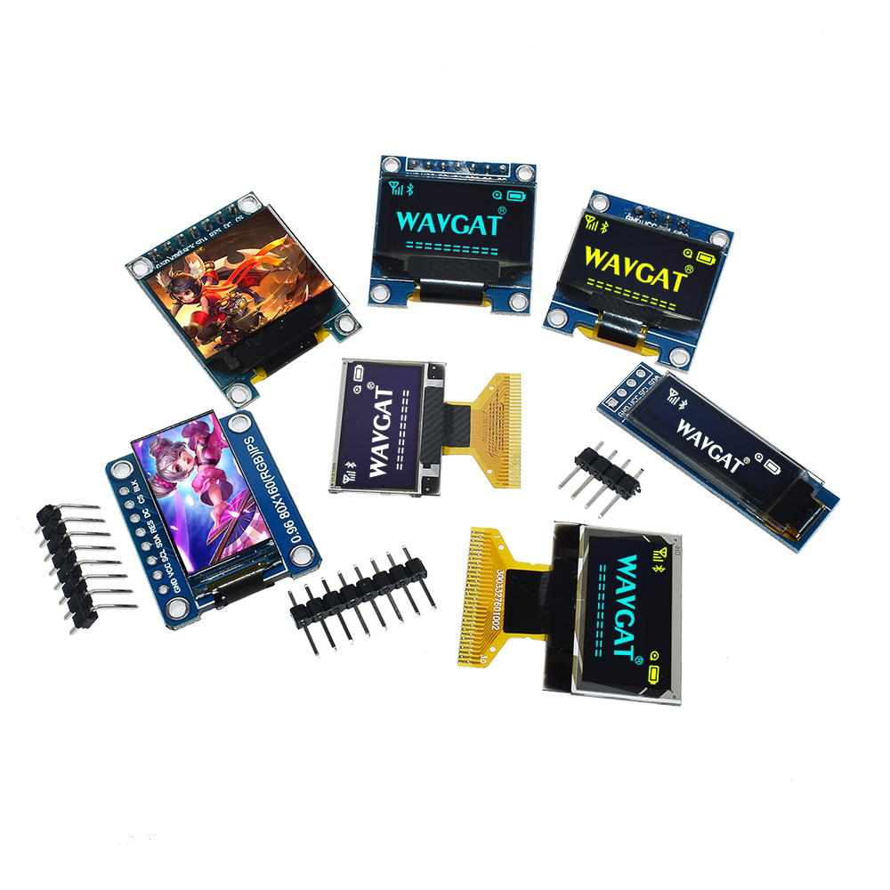 White Yellow Blue color 4Pin 7 - I2C Lcd Display reseña y precio