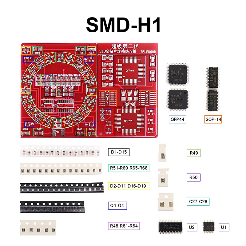 Soldering Practice Two-Piece S - Diy Electronics Basics reseña y precio