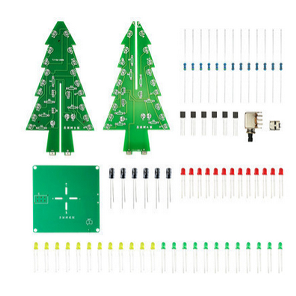 DIY Christmas Tree LED Flash K - Diy Electronics Tool Kit reseña y precio