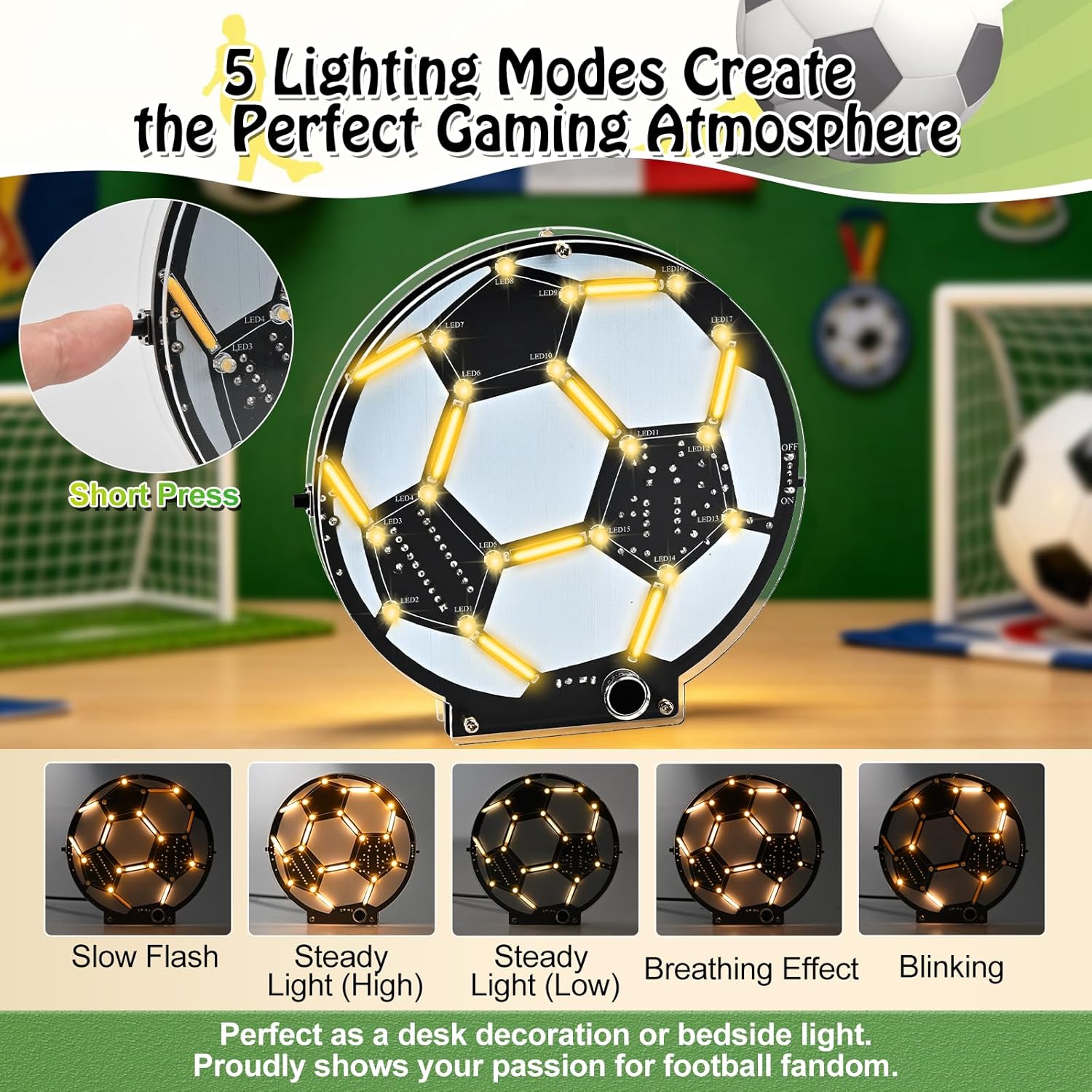 DIY Soccer Ball LED Soldering  - Diy Electronics Filament reseña y precio