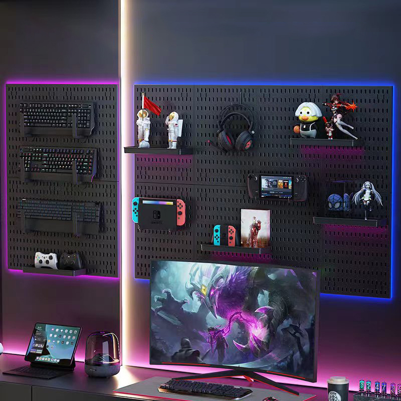 Wall-Mounted No-Punch Hole Boa - Diy Electronics Rack reseña y precio