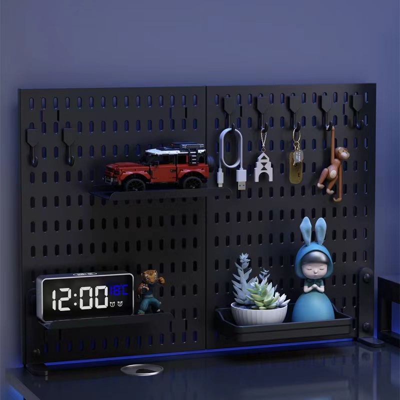 Wall-Mounted No-Punch Hole Boa - Diy Electronics Rack reseña y precio