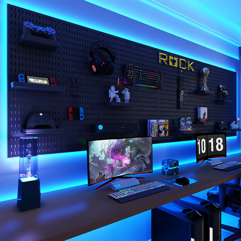 Wall-Mounted No-Punch Hole Boa - Diy Electronics Rack reseña y precio