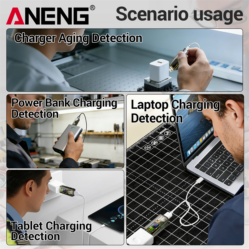 USB Tester ANENG P01 Multifunc - Logic Analyzer Usb reseña y precio