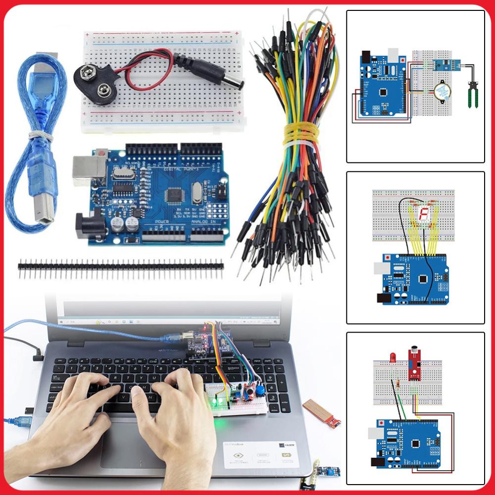 Basic Starter Kit with Breadbo - Diy Electronics Basics reseña y precio