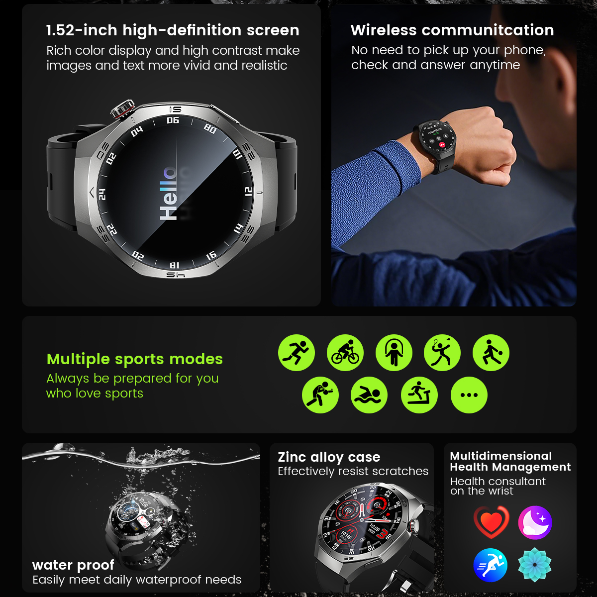 Round GPS Smart Watch Waterpro - Diy Wearable Electronics reseña y precio